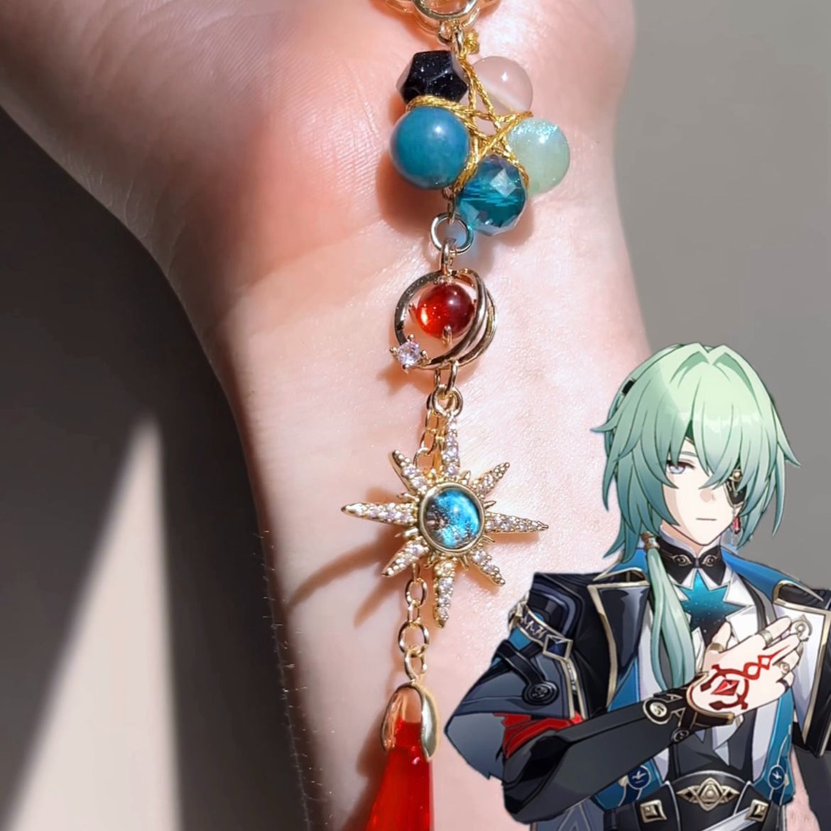 Anaxa Cosplay Prop - 2026 لعبة تأثيري المفاتيح Kawaii Anaxa